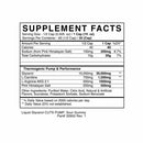 BLACKMARKET Cuts Pump Thermogenic 30 Servings supplement facts