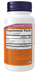 NOW Foods D-Mannose Urinary Support 500 mg 100 Veg Capsules Supplement Facts