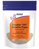 NOW Foods Double "00" Gelatin Capsules Approx. 250 count (Filled by Weight)