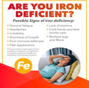 NaturesPlus HEMA-PLEX Liquid Iron + Essentials Nutrition Supports Healthy Red Blood Cells 8.5oz