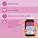 Garden of LifeGarden of Life Vitamin Code Women's Multi, Vitamins Iron, Folate & Probiotics for Women's Energy, VegetarianVitamins & Minerals30 Veggie Caps658010115506