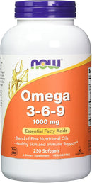 NOW FoodsNOW Foods Omega 3 - 6 - 9 (1000mg x 250 Softgels)Oils & Omega 3s733739018373