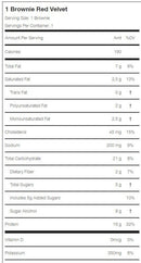 321glō321glo Collagen Protein Brownie, Low Sugar, Keto Friendly, Gluten Free, 16g protein & 200 cal per barProtein SnackRED VELVET 850016779366 supplement facts