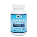 Supplement bottle labeled 'AST Enzymes Excellacor' on a white background