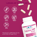 AST Enzymes Lipase-HP Plus, for Fat Digestion & Low-Carb Diets 90 veg caps