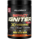 Allmax Impact Igniter Xtreme 2.0 supplement container on a white background