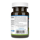 Vitamin supplement bottle with label on a white background