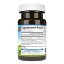 Supplement bottle with label showing 'Supplement Facts' on a white background
