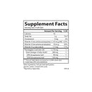 Carlson Wild Norwegian Cod Liver Oil, 280 mg Omega-3s +10 mcg (400 IU) D3 100 mini gels Supplement Facts