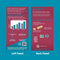 Product packaging with left and back panels on a blue background