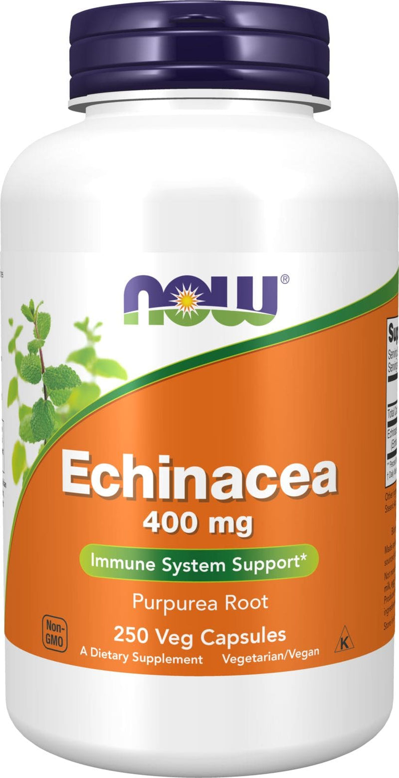 NOW Foods Echinacea 400 mg Veg Capsules