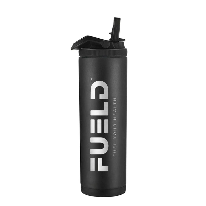 FUELD Ice Shaker 20oz Skinny Tumbler, Stainless Steel Insulated Water Bottle