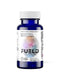 Blue supplement bottle labeled 'FUEL' on a white background