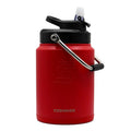 FUEL Branded Ice Shaker Tumbler, Stainless Steel Insulated Water 64oz, Half Gallon Jug