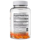 Supplement bottle with label showing 'Supplement Facts' on a white background