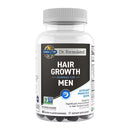Bottle of Garden of Life Dr. Formulated Hair Growth Gummies for Men on a white background