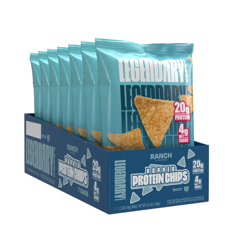 Legendary Foods, Popped Protein Chips 20g Protein Snack 1.2oz