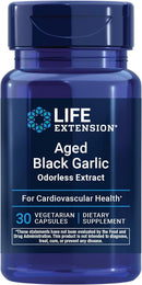 Life Extension Aged Black Garlic Odorless Extract 30 veg cap
