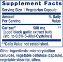 Life Extension Aged Black Garlic Odorless Extract 30 veg cap
