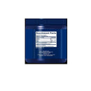 Blue supplement container with 'Supplement Facts' label on a white background