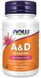 NOW Foods A&D 10,000/400  Eye & Bone Health 100 soft gels