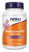 NOW Foods Berberine HCI 500 mg Supports Glucose Metabolism 90 Veg Caps