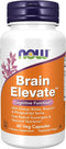 NOW Foods Brain Elevate, Ginkgo Biloba, RoseOx® & Phosphatidyl Serine 60 veg caps