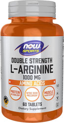 NOW Foods Double Strength L-Arginine 1000 60 Tablets