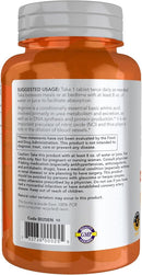 NOW Foods Double Strength L-Arginine 1000 60 Tablets