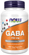 NOW Foods GABA 750mg Neurotransmitter Support 100 Capsules