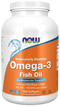 NOW Foods Omega-3 1,000mg Fish Oil (180 EPA + 120 DHA) 500 Fish Gels