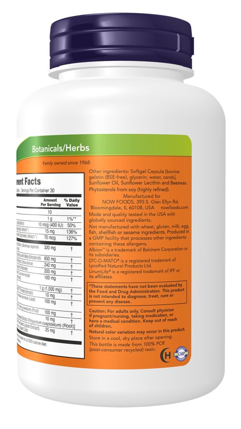 NOW Foods Prostate Health Clinical Strength, 90 Soft gels