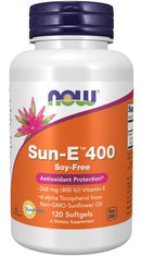 NOW Foods Sun-E 400 Soy-Free 120 soft gels