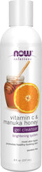 NOW Foods Vitamin C & Manuka Honey Gel Cleanser 7oz