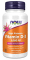 NOW Foods Vitamin D-3 1,000 IU 180 softgels