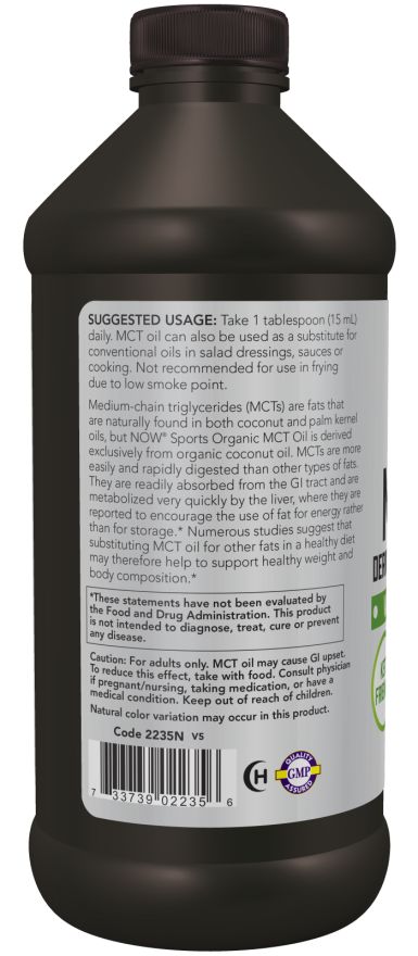 NOWSportsOrganicMCTOil_DerivedfromCoconutOil_KetoFriendly_ThermogeneticandEnergy16ozbackoflabel