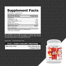 NutraBio Clear Whey Protein Isolate Powder 1.1lb 20 Servings Supplement Facts