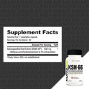 NutraBio KSM-66 Ashwagandha Cortisol & Stress Support 90 caps