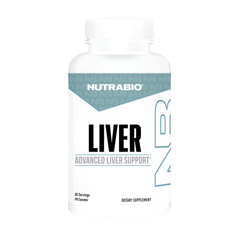 NutraBio Liver support overall liver health and vitality 30 servings Supplement facts