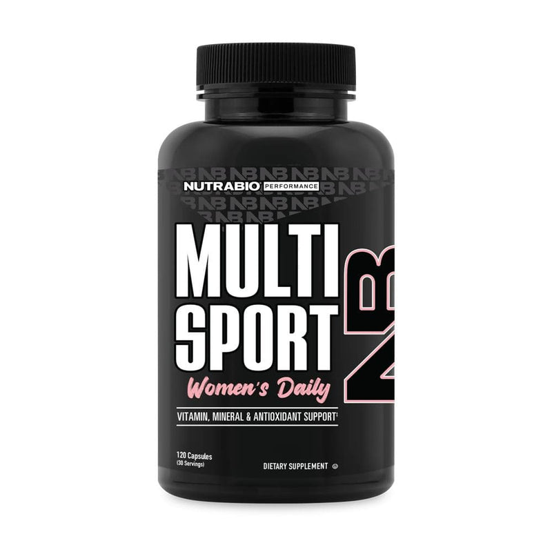 NutraBio Multi Sport Women's Daily Vitamin, Mineral & Antioxidant Support 120 Caps