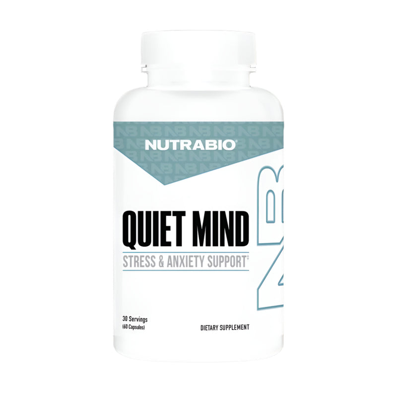 NutraBio Quiet Mind Support a calm,  reduce fatigue, improving overall emotional well-being 30 servings