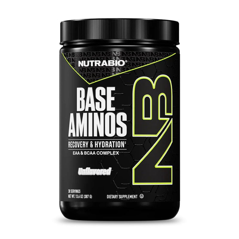 NutraBio Base Aminos 10g of essential amino acids, 6g of BCAAs 30 serv ...