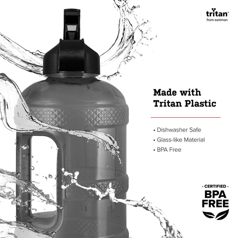 Planet Supps EJO 1 Gallon BPA Free /w Stainless Steel Screw Cap Sport Bottles