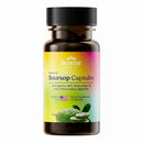 Bottle of Serene Herbs Soursop Capsules on a white background