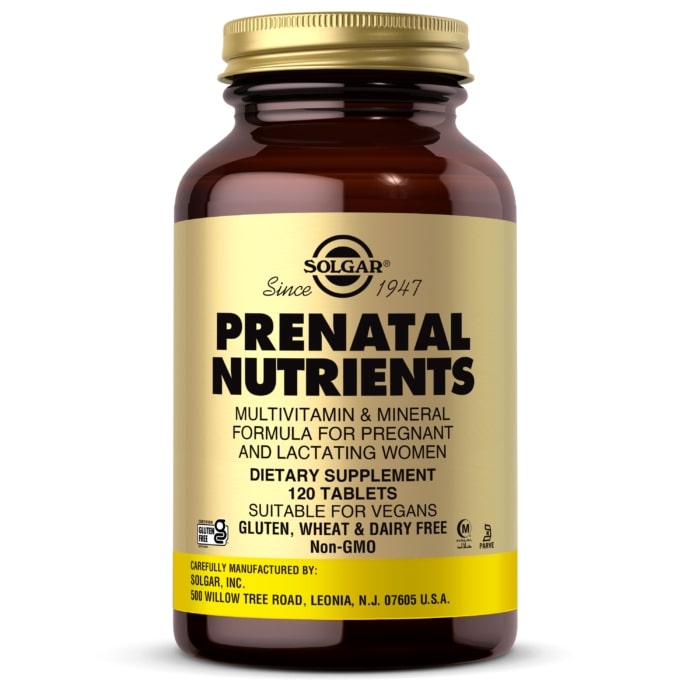 Solgar Prenatal Nutrients Multivitamin 120 Tablets