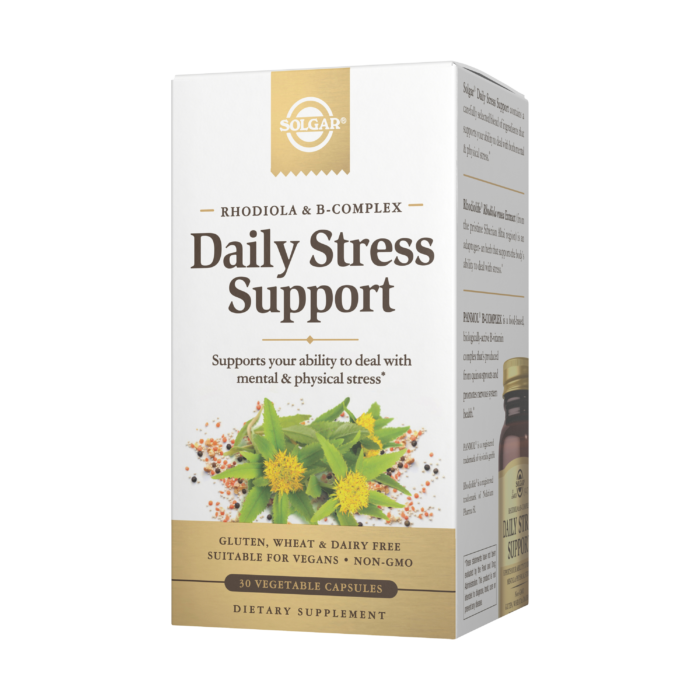 Solgar Rhodiola & B-Complex Daily stress Support 60 vegetable capsules