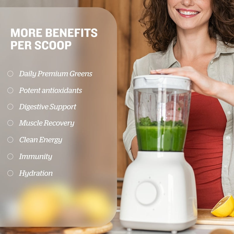 Sunfood Organic Supergreens 
 Protein New Plant Based Protein Blend Pea Hemp Almond Pumpkin 19 Green Superfoods Enzymes Probiotics 8oz shake