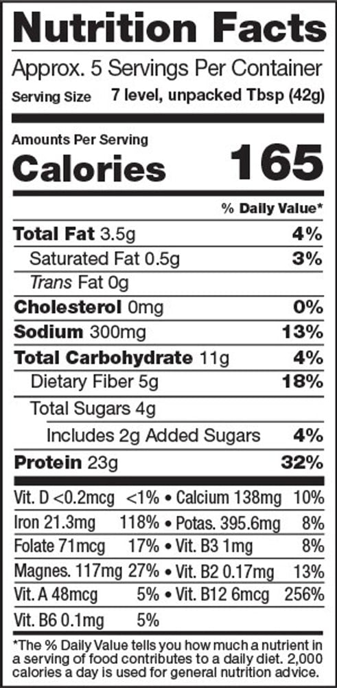 Sunfood Organic Supergreens 
 Protein New Plant Based Protein Blend Pea Hemp Almond Pumpkin 19 Green Superfoods Enzymes Probiotics 8oz Supplement Facts
