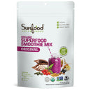 Sunfood Superfood Organic Smoothie Mix - Natural Plant-Based Protein, 13 Powerful Superfoods & Adaptogen Blend 8 oz Bag