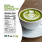 Sunfood Organic Matcha Superlatte Energizing Mushroom Blend 6oz back of package Supplement facts